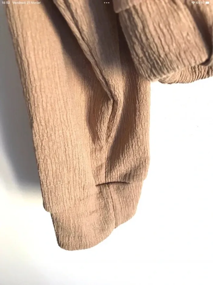 Crop top taille 36 marron clair neuf sans étiquette - photo numéro 4