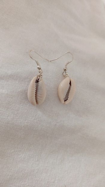 Boucles d'oreilles coquillage