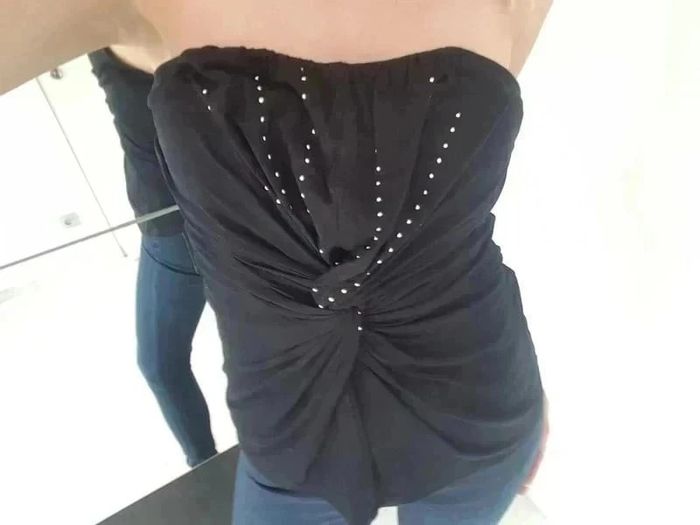 Bustier noir Morgan