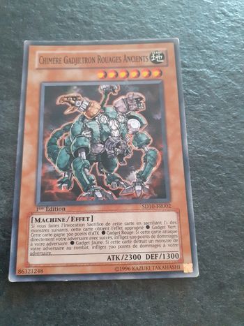 Carte Yu-Gi-Oh ! Chimère Gafjiltron Rouages Ancients SD10-FR002