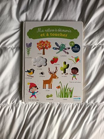 Grand livre Ma Nature à découvrir et à toucher Auzou