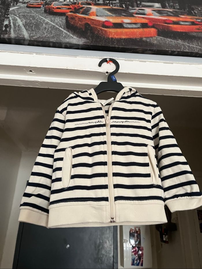 Gilet garçon 12 mois mon petit mousqueton