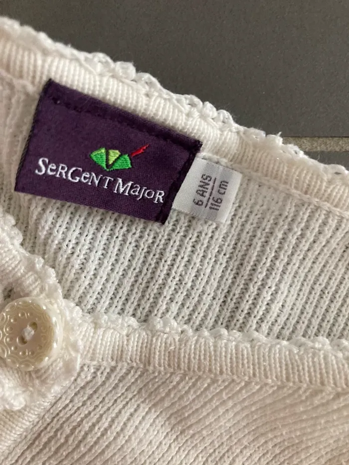 Gilet sergent Major 6 ans en très bon état - photo numéro 2