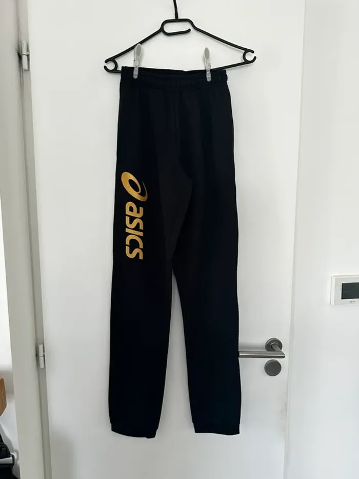 Jogging Asics femme – Taille XS – Noir et doré – Très bon état