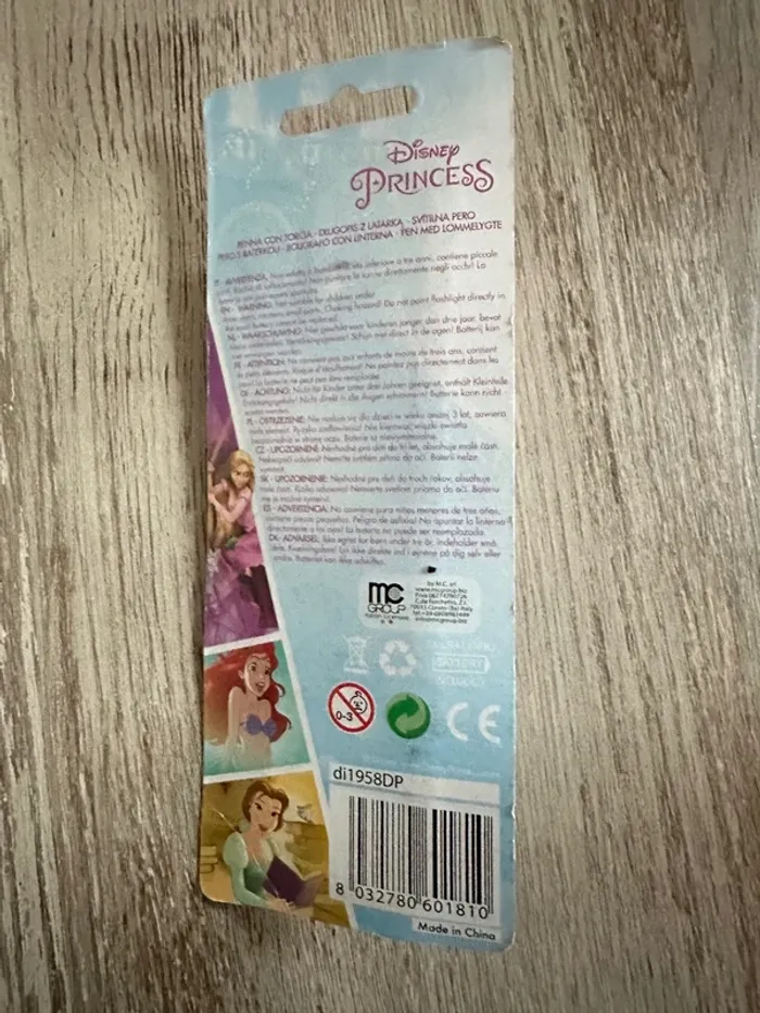 Stylo avec lampe de poche  Disney Princess - photo numéro 4