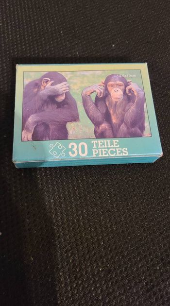 Puzzle pour enfants singe chimpanzé