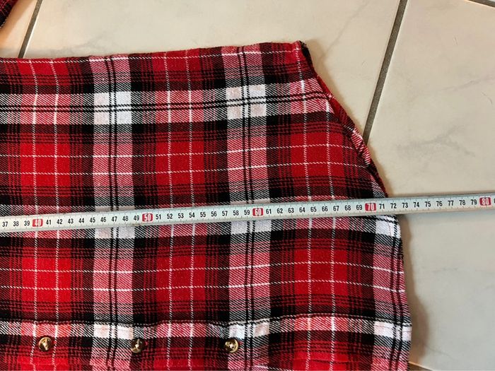 Chemise Fieldn Forest ( vintage dressing ) coton / flanelle taille M couleur rouge et grise. - photo numéro 9