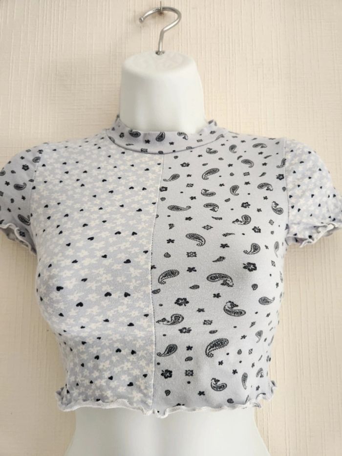 Tee-shirt court manches courtes Jennyfer XXS