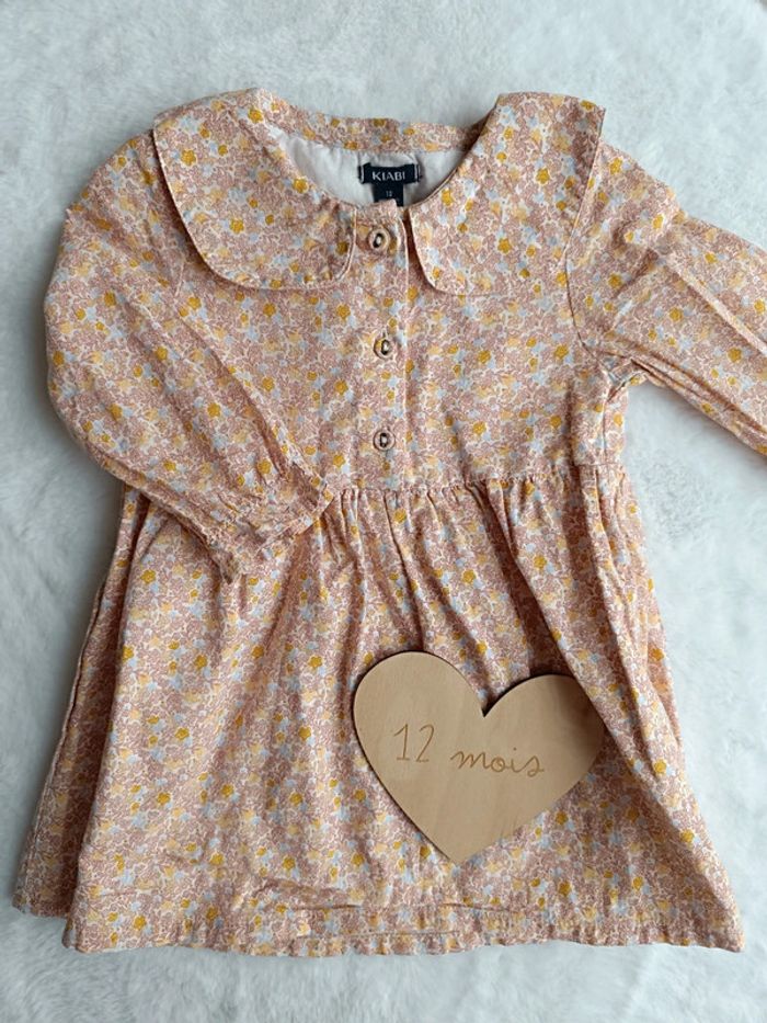 Robe fleurie bébé fille