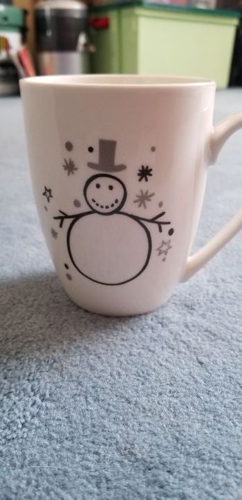 Tasse bonhomme de neige