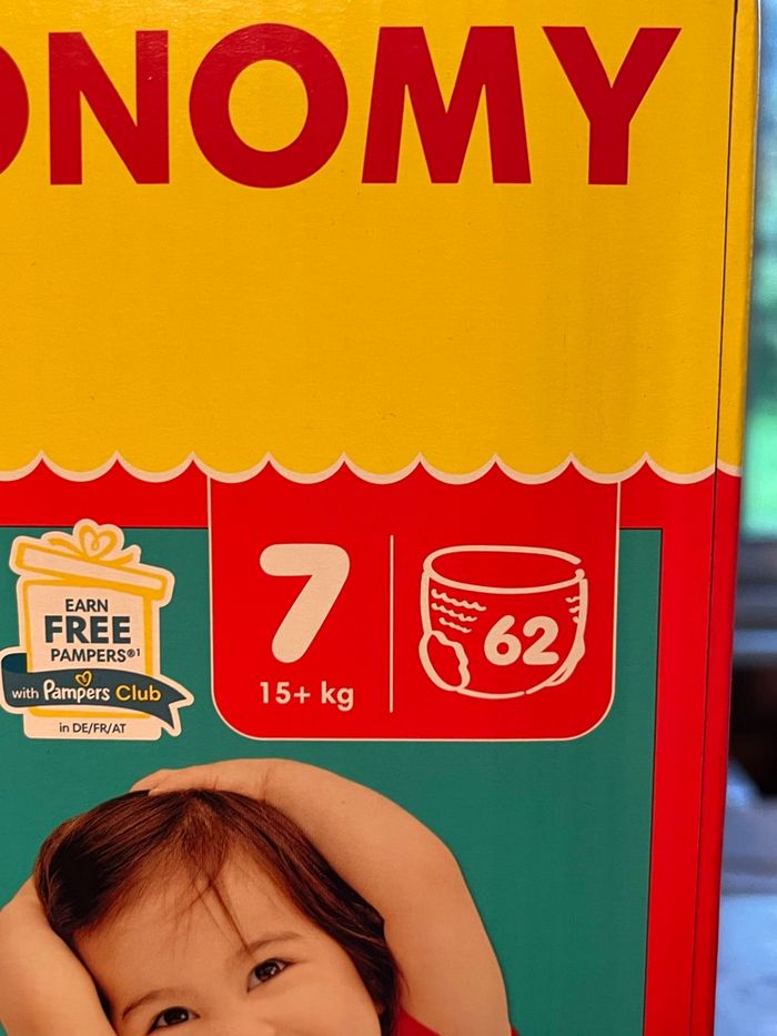 Lot 2 cartons couche Pampers taille 7 - photo numéro 3