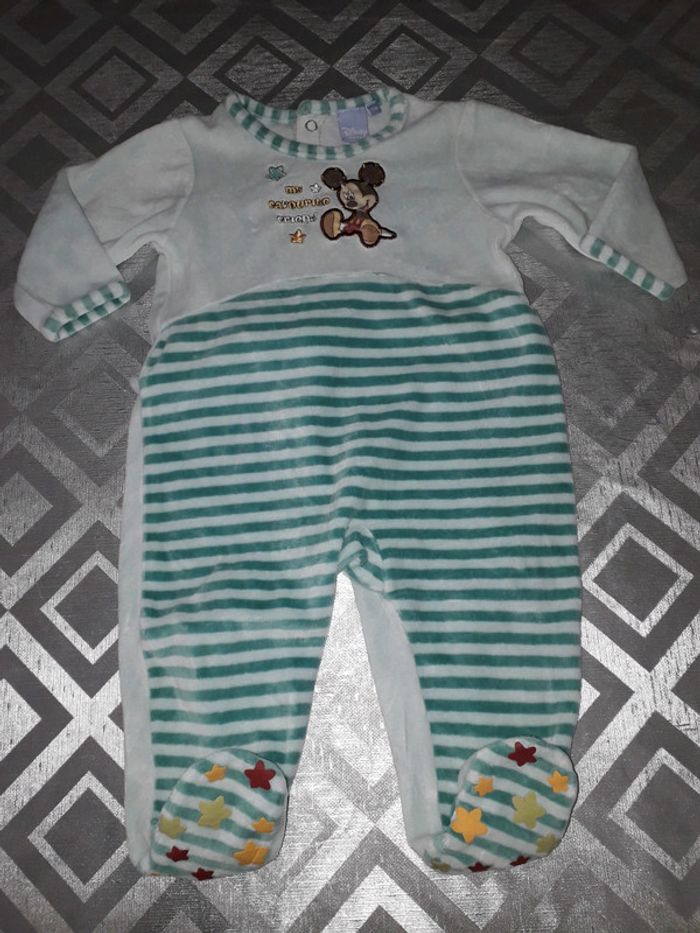 Pyjama velours 9 mois garçon