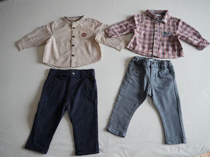 Lot de Vêtements Obaibi + 1 pantalon Kiabi pour garçon en 6 mois (20 pièces) - photo numéro 4
