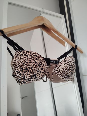 Soutien gorge léopard push-up femme