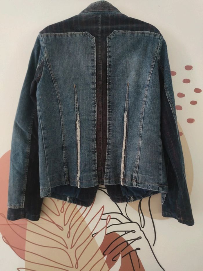 Veste en jean doublé New man taille 40 - photo numéro 4
