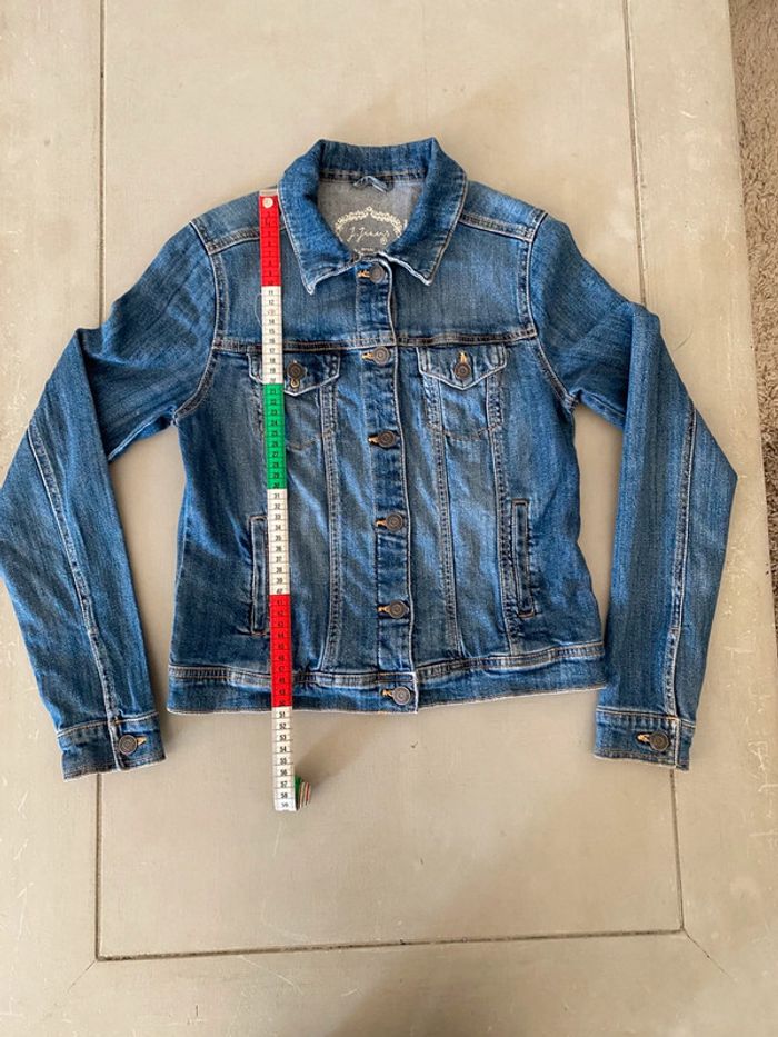 Blouson veste en jeans Jennyfer bleue taille XS / S - photo numéro 12