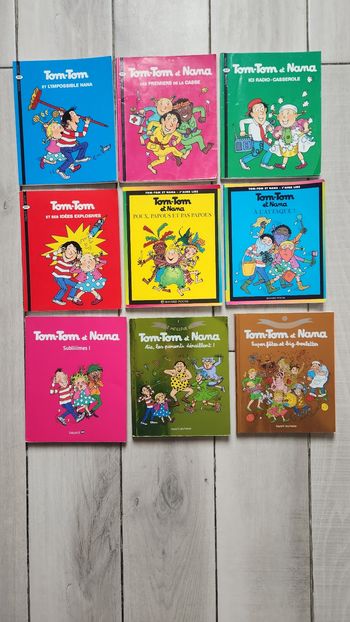 Vends Lot de 9 Tom-Tom et Nana. 