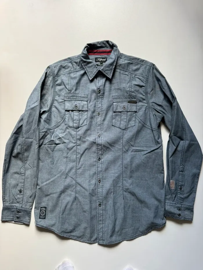 Chemise bleu Kaporal effet jeans