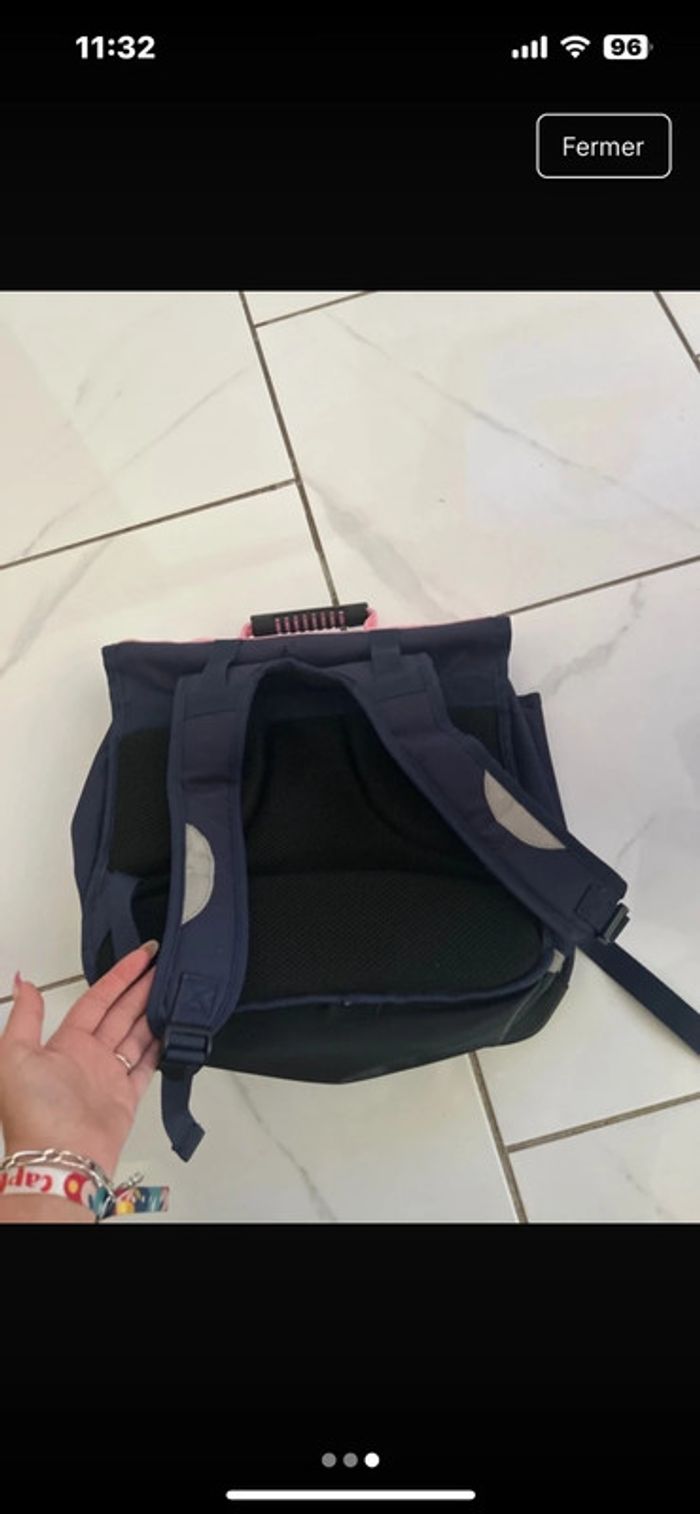 Cartable avec trousse little marcel - photo numéro 3