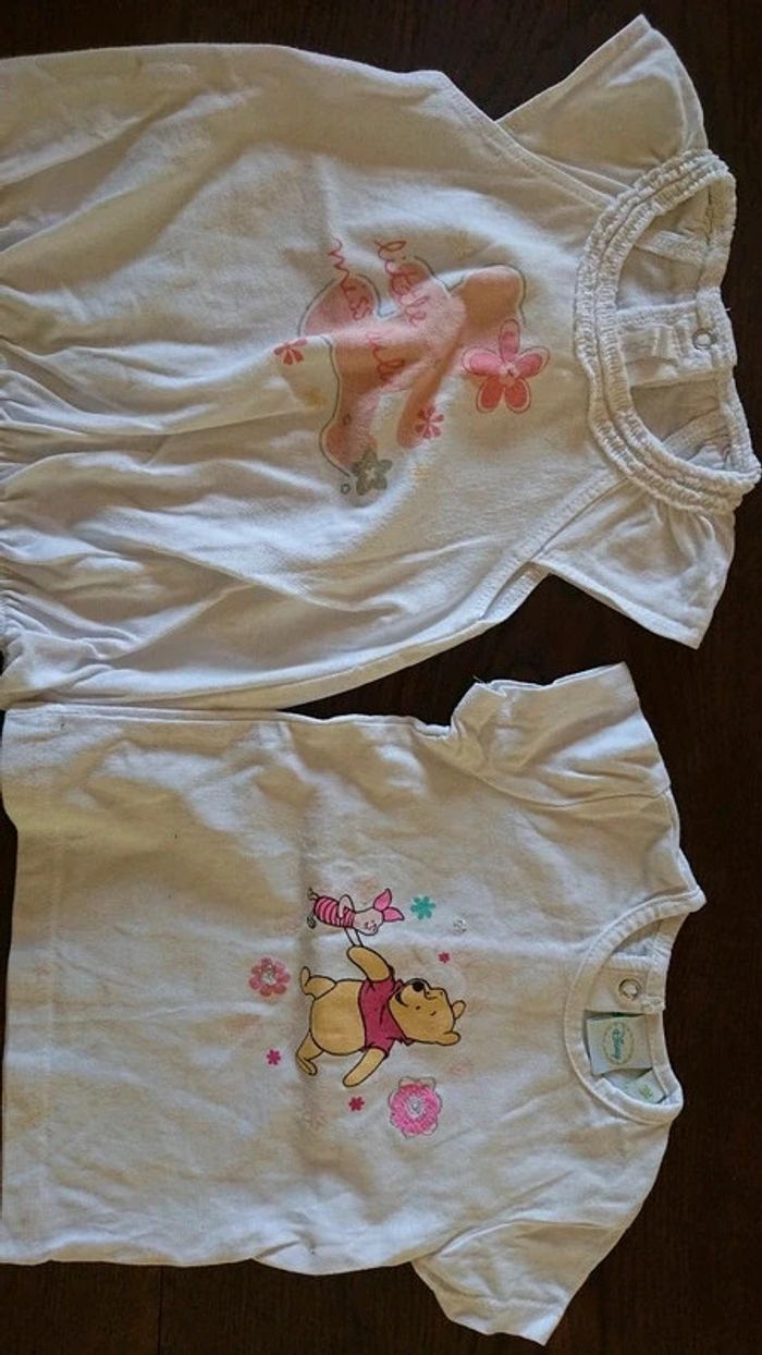 Lot 2 tee-shirts MC 3mois