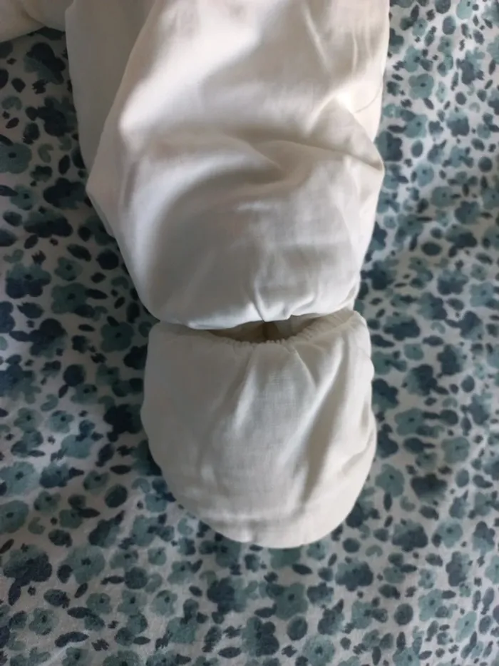 Combinaison bébé blanche 6 mois - photo numéro 5