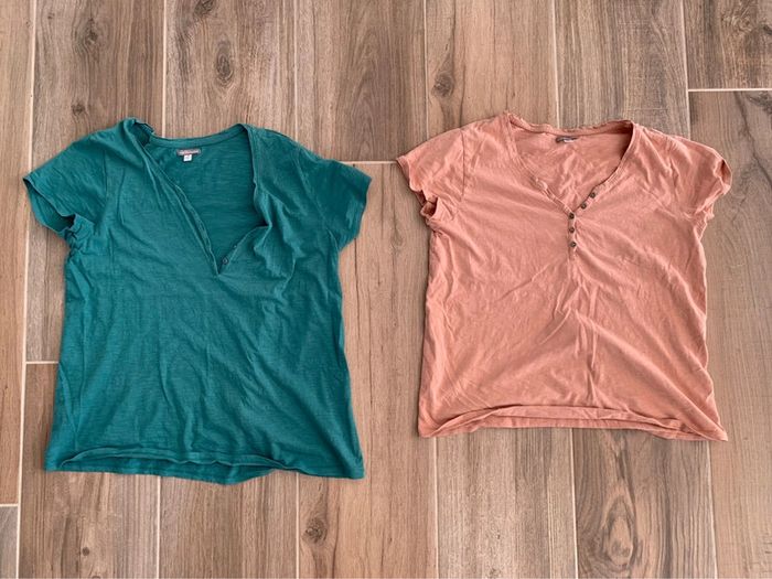Lot 2 t-shirt allaitements vertbaudet