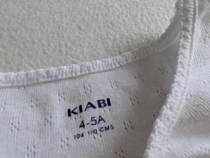 Lot de 2  Tshirts MC sous pull gris et blanc - 4/5A - Kiabi - photo numéro 5
