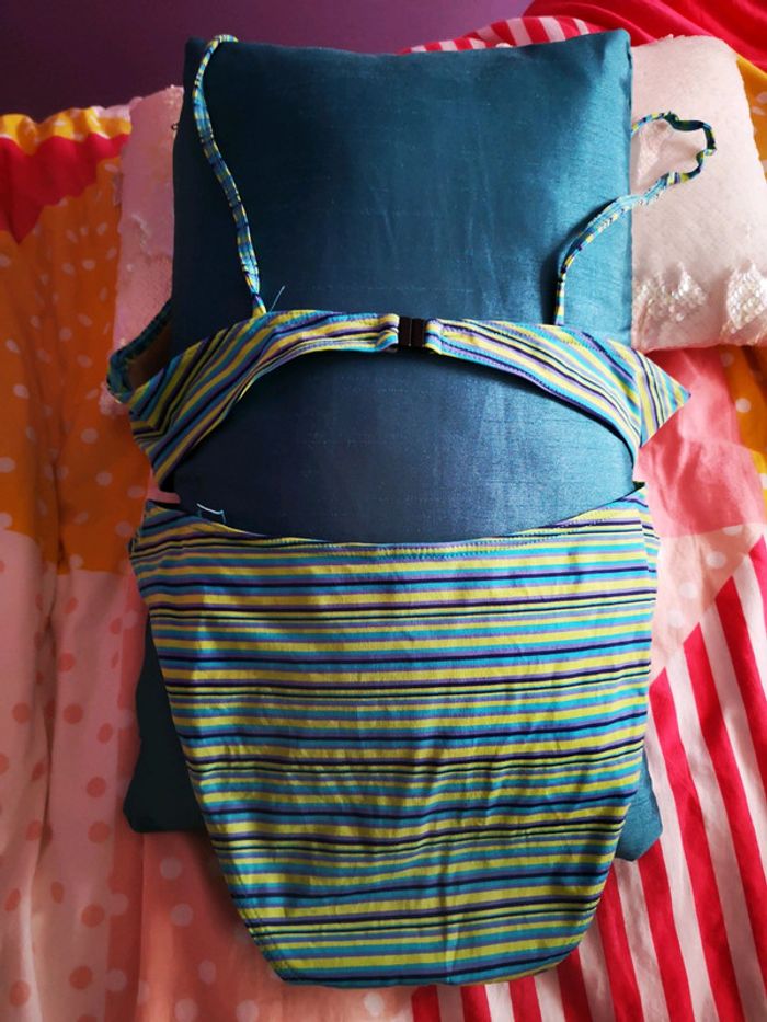 Maillot de bain 2 pièces tons bleu vert - photo numéro 6