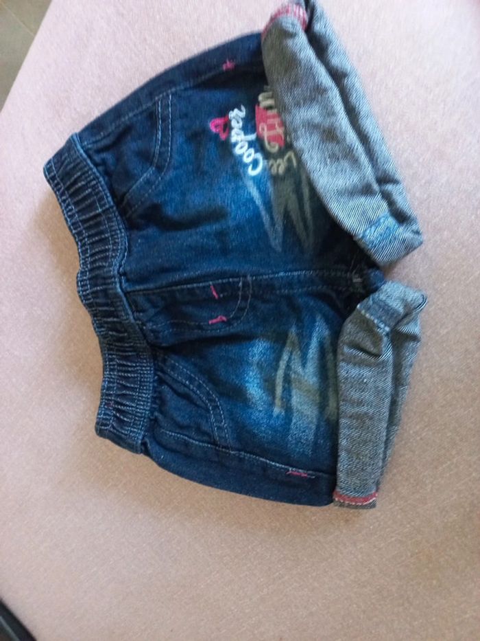 Short jean Lee Cooper 6 mois taille 67 cm - photo numéro 2