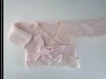 Brassiere rose en tricot