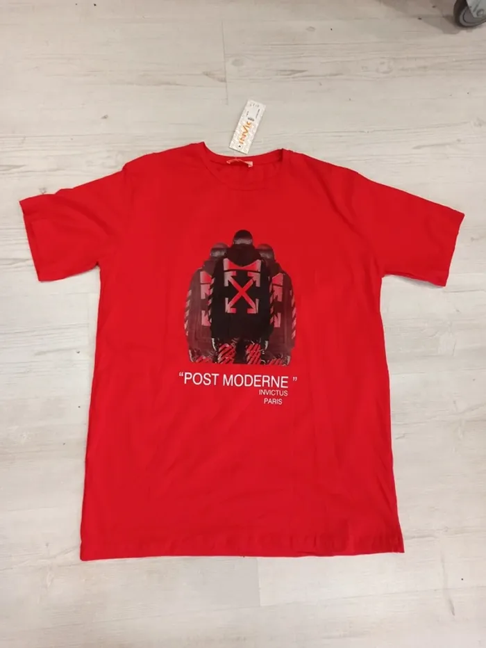 Tee shirt rouge homme xxl