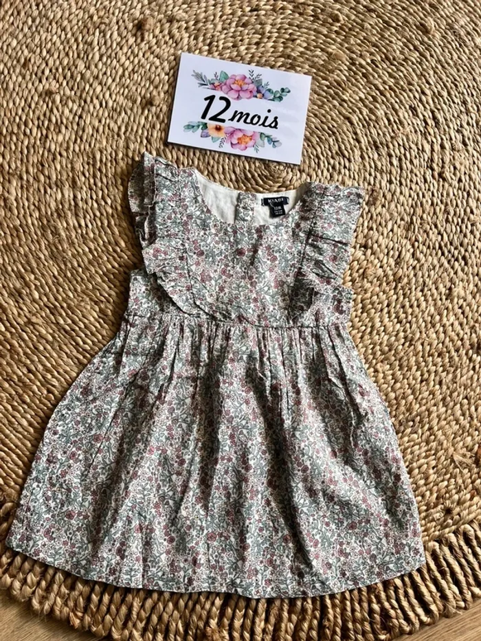 Robe fleurie été kiabi 12 mois