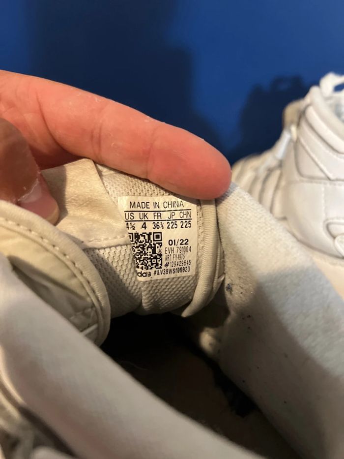 adidas forum montante blanche à restaurer - photo numéro 8