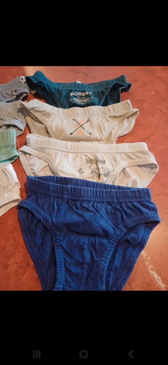 Lot de 8 slips taille 2 ans - photo numéro 3