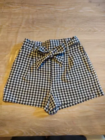 Short à carreaux