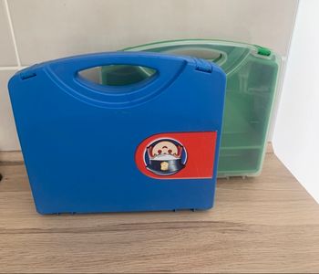 Lot de 2 boîtes de rangement Playmobil