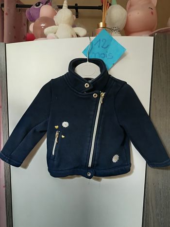 Veste marguerites 12 mois 