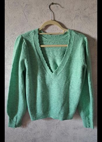 Pull vert menthe
