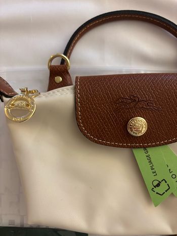 Mini Sac Longchamp couleur crème