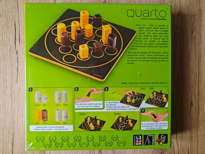 [N3UF] Jeu Quarto Classic – Gigamic – Complet en bois avec sac - photo numéro 3