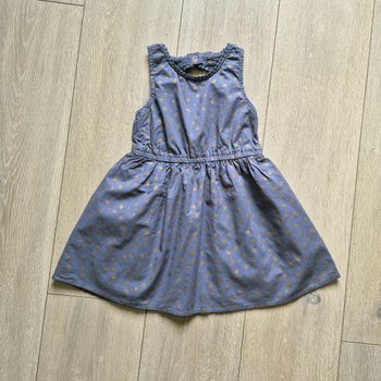 Très  jolie robe grise bleuté. Fille 4 ans. Marque In Extenso