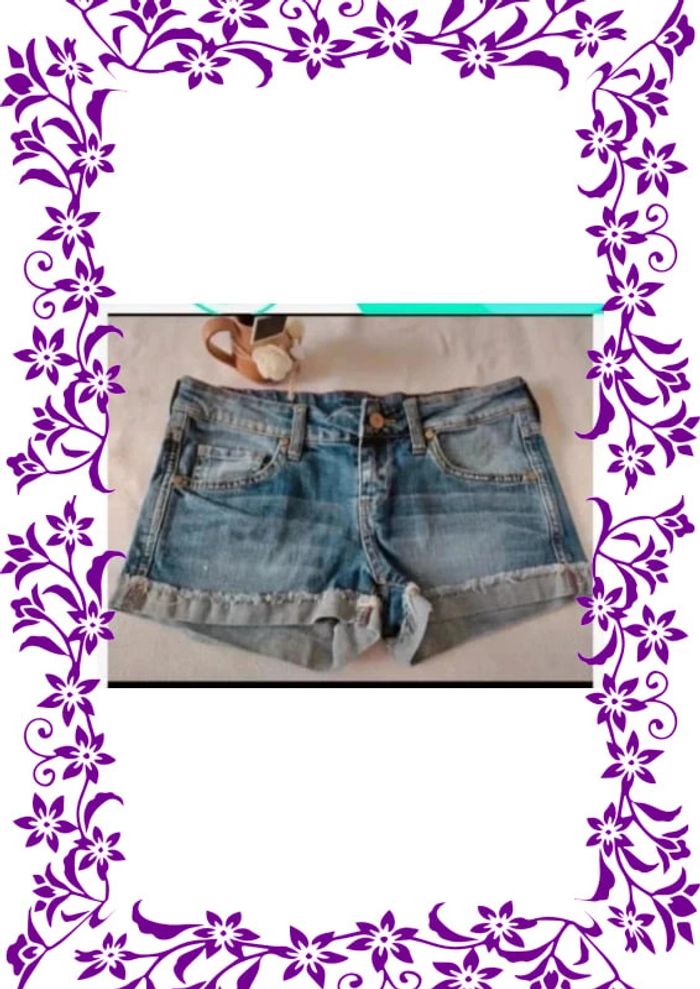 Short en jeans Mango