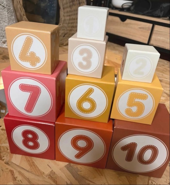 Cube chiffres et lettres - photo numéro 1
