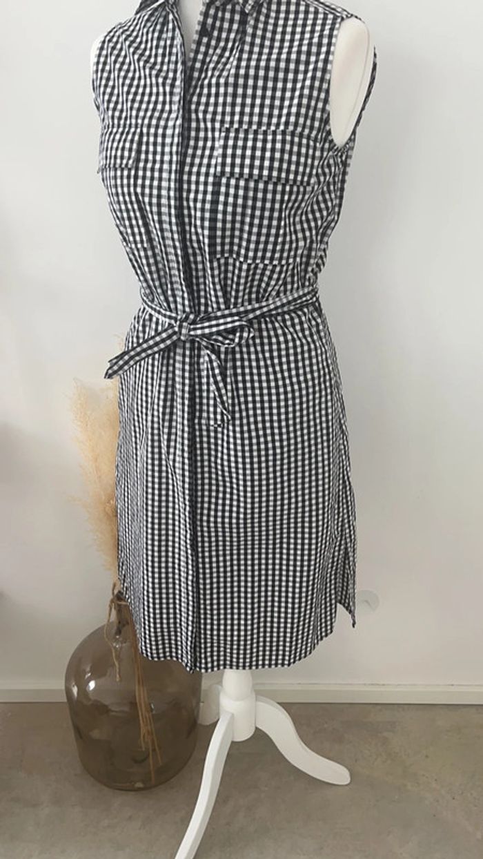 Robe chemise vichy Promod S comme neuve - photo numéro 2