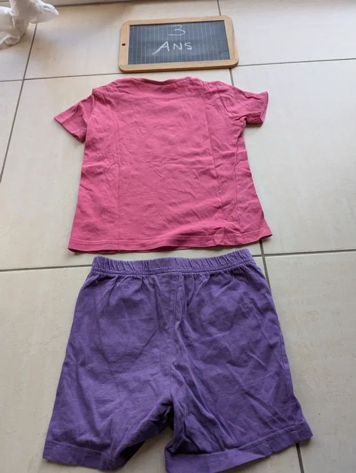 pyjashort 2 pièces disney 3-4 ans - photo numéro 4