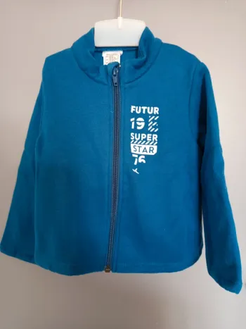 Gilet zippé 24 mois