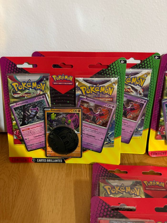 Lot de 6 Tripacks Pokémon double Booster rare - photo numéro 4