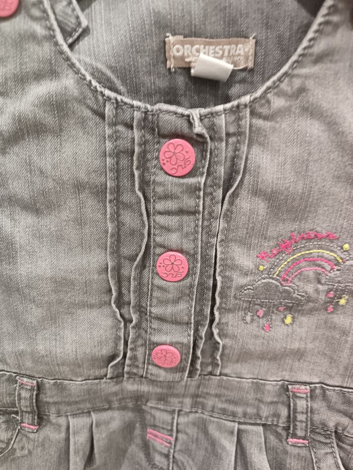 Robe 6 mois orchestra gris - photo numéro 3