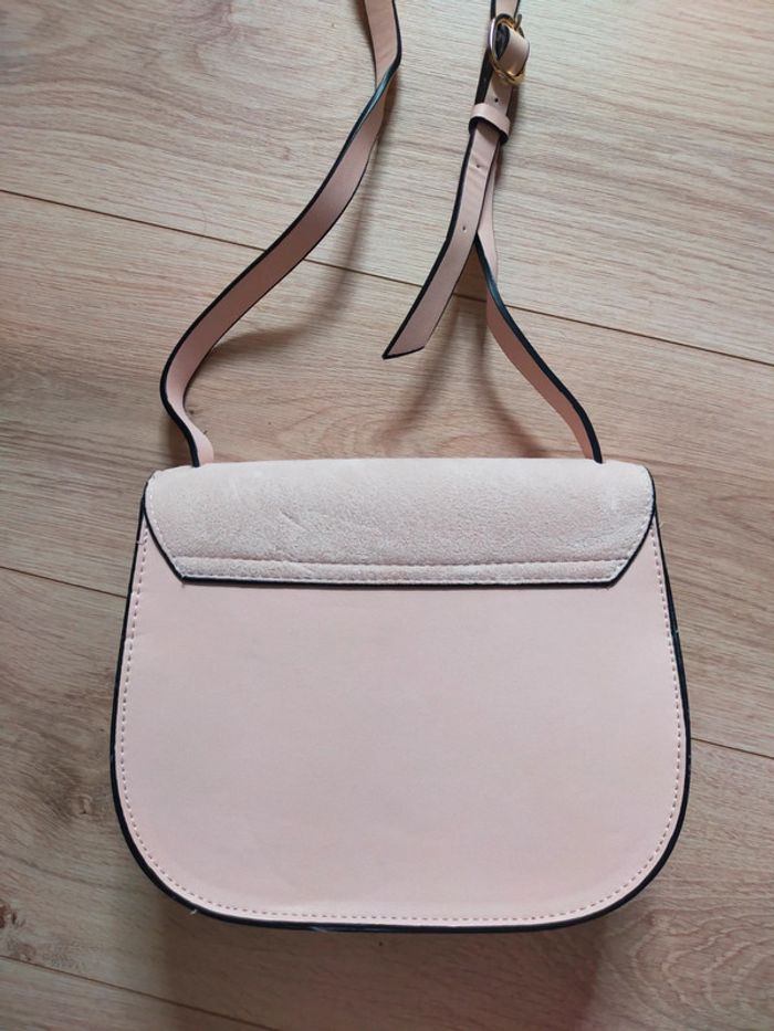 Sac à main rose poudré camaïeu neuf - photo numéro 2