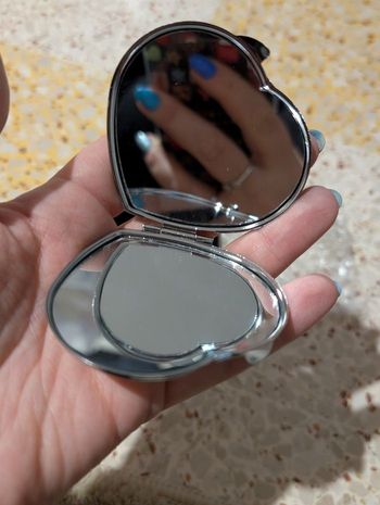 Miroir coeur a customiser neuf 